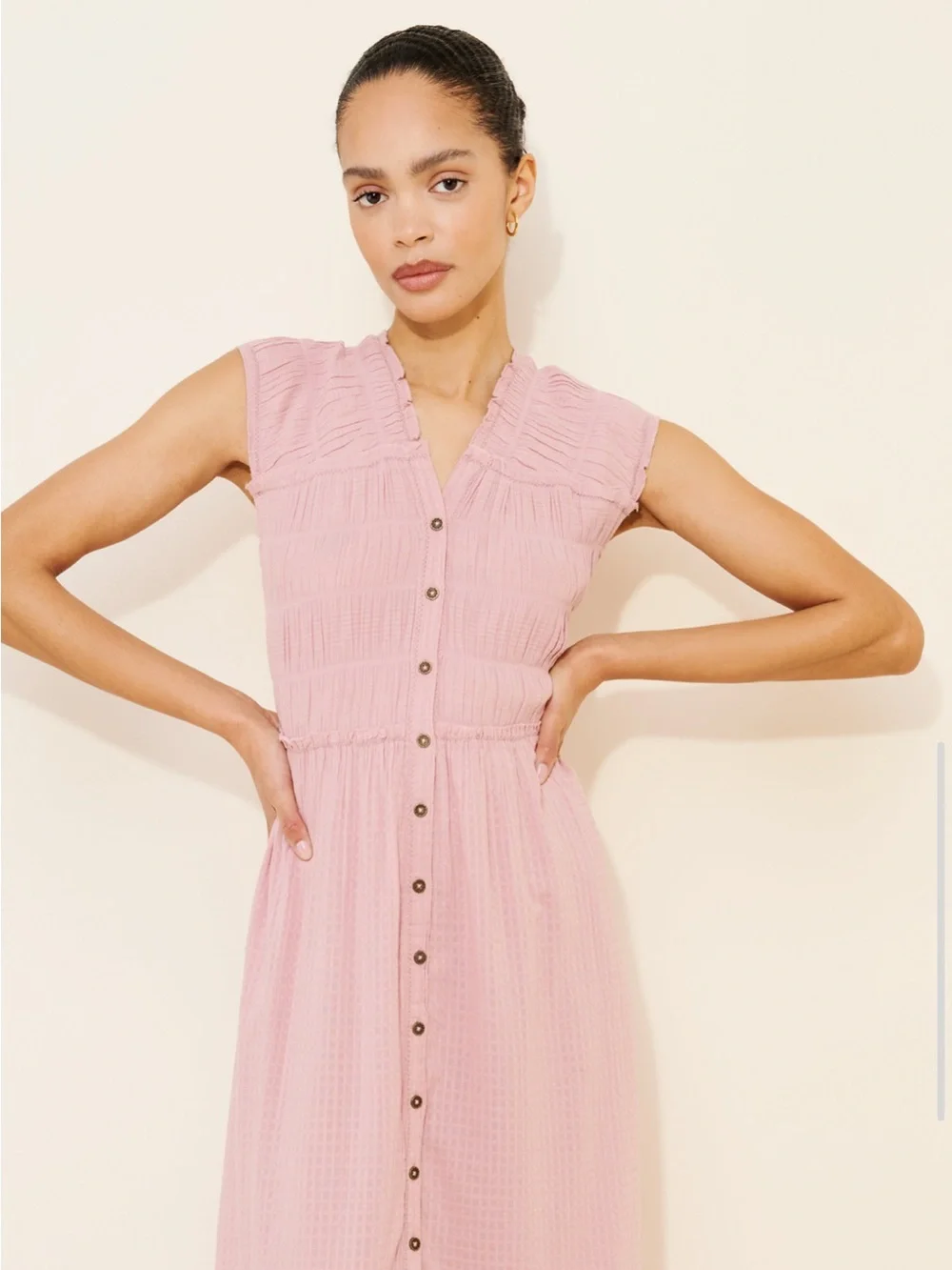 Free People sleeveless maxi